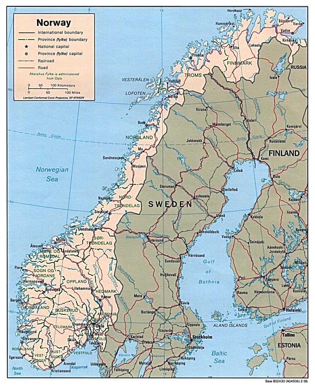 carte de conduite de la Norvège