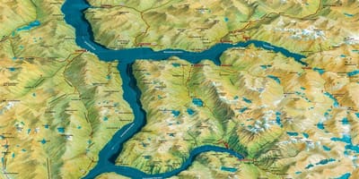 Carte geiranger Norvège