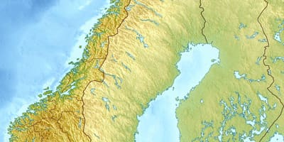 La norvège carte topo