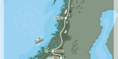 Camping la Norvège carte