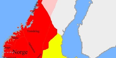 Carte de la Norvège frontières