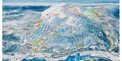 Ski en Norvège carte