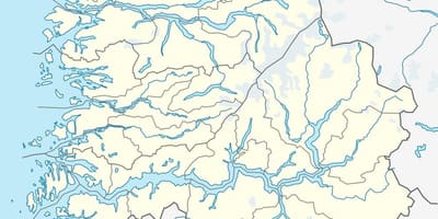 Carte des antiquités de la Norvège